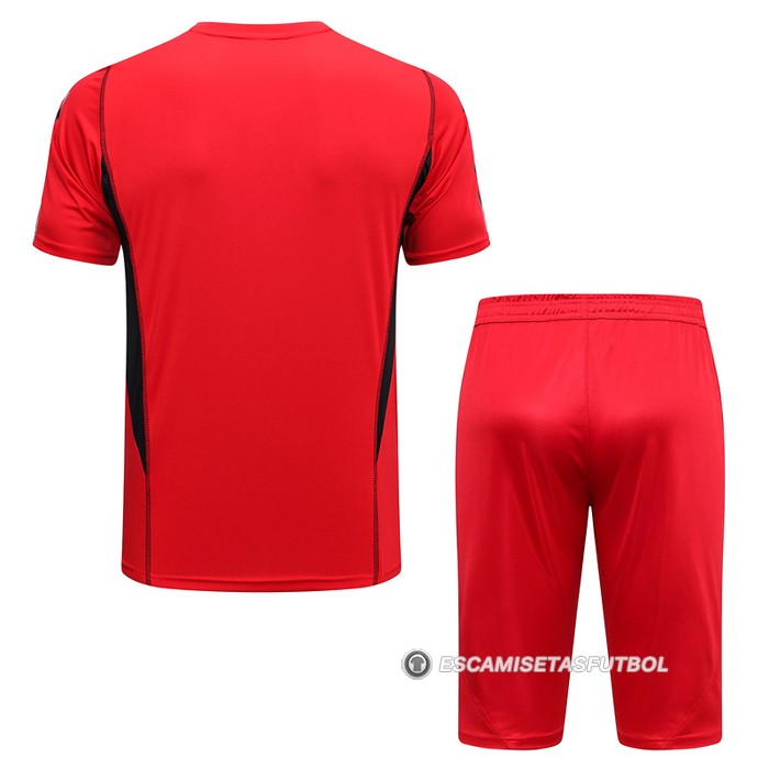 Chandal del Flamengo Manga Corta 23-24 Rojo - Pantalon Corto
